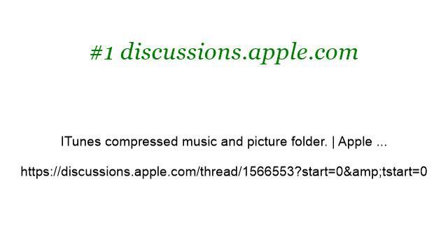 What Is Compressed In My Itunes Folder? смотреть онлайн