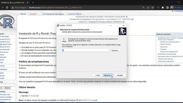 INSTALACIÓN DE R y RCOMMANDER: Paquete R-UCA para WINDOWS смотреть онлайн