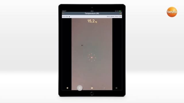 testo Smart Tools Step 8 - Carrying out an infrared measurement смотреть онлайн