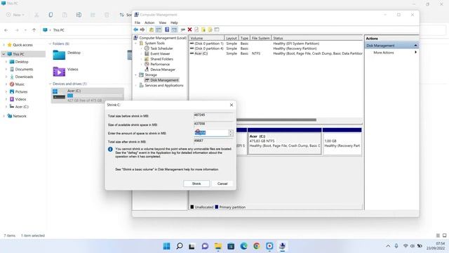 Cara Partisi SSD / Hardisk Windows 11 - Laptop / PC baru смотреть онлайн