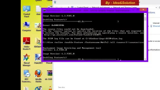 Window 8 Installtion Net Framework 3 5include 2 0 and 3 0 offline the problem Has Fixed смотреть онлайн
