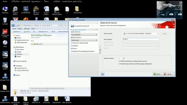 Tutoriel Gravure Nero "Data" "Cd format minute" смотреть онлайн