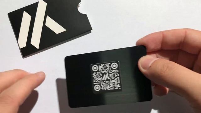 Black Customized Stainless Steel NFC Card | Foison Metal смотреть онлайн