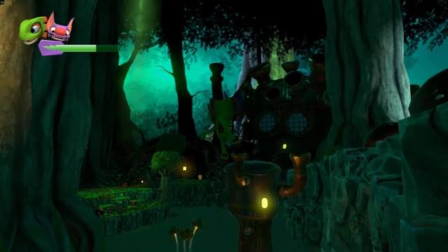 Yooka Laylee - Midnight Playthrough 8 : Beating The House (No Commentary)