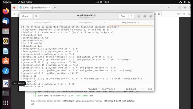 [Odoo 16] Instalasi Odoo 16 Pada Ubuntu Desktop 22 04 смотреть онлайн