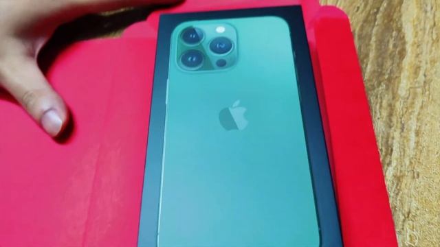 IPhone 13 Pro Alpine Green Unboxing 2022.