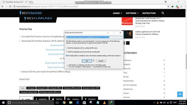 สอนดาวโหลด | how to download DriverPack Solution 2018 17.7.73.6 Offline смотреть онлайн