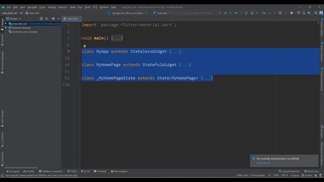 How to upload push and commit on GitHub using android studio смотреть онлайн