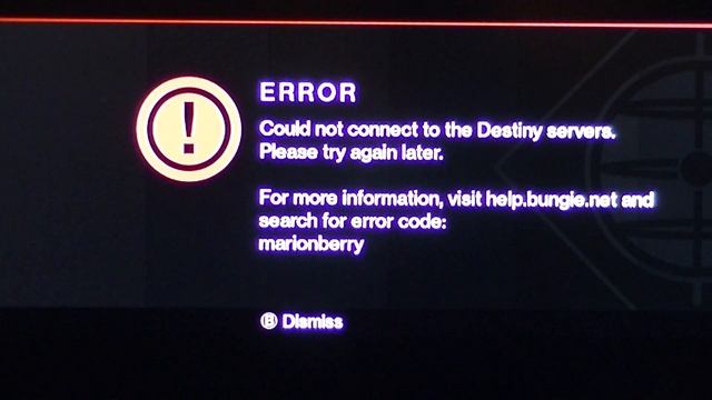 Destiny MarionBerry Code error FIX смотреть онлайн