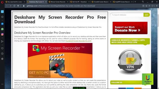 Screen recorder for PC/Laptop for free // top 10 screen recorder for free смотреть онлайн
