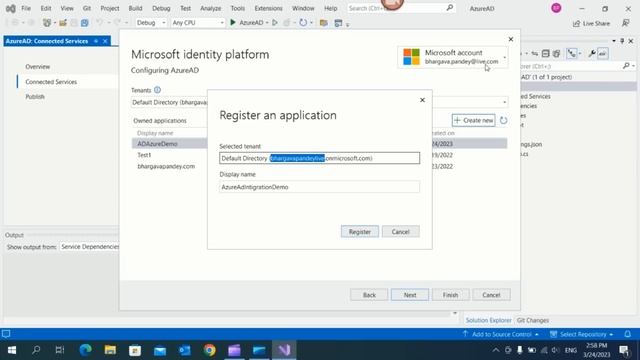 Azure AD Integration with ASP.Net Core Web application. смотреть онлайн