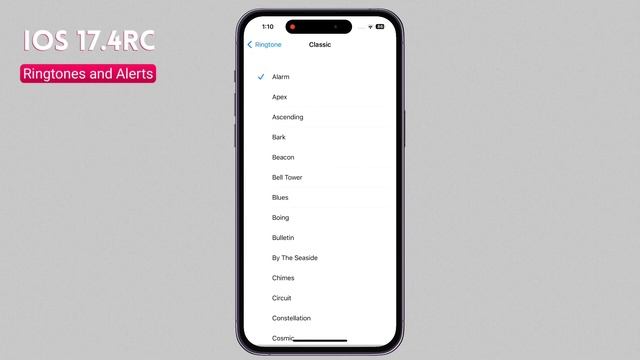 New IOS 17.4 RC Ringtone and Text Tones смотреть онлайн