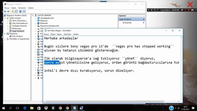 Vegas pro 13 has stopped working Hatası çözümü ( 2017) смотреть онлайн