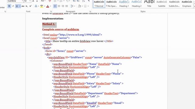 How to display tooltip in Gridview column on mouseover in asp net смотреть онлайн