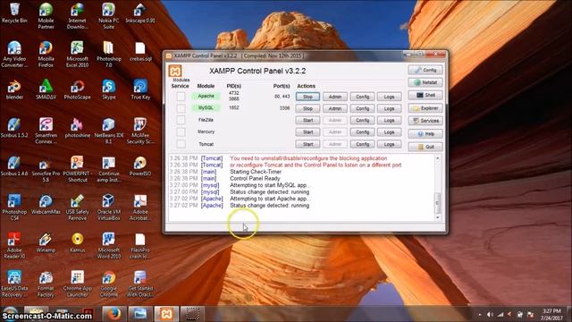 How to Install XAMPP and Fixing Apache Port Conflicts by Marshmellow Group смотреть онлайн