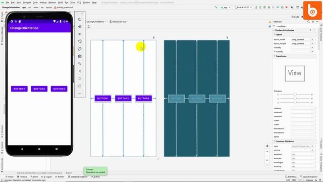 Android: Căn chỉnh các View theo chiều ngang màn hình ConstraintLayout смотреть онлайн