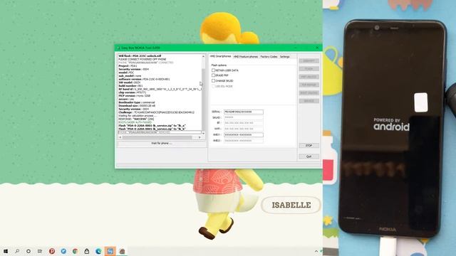 Demonstration Of How To Unlock The Bootloader Of Nokia 5.1 Plus X5