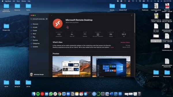 Microsoft Remote Desktop Installation for Mac