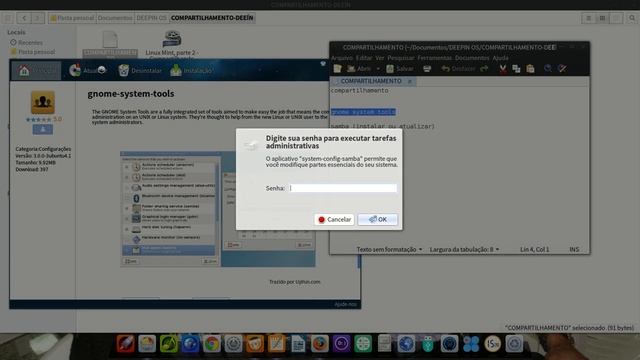 DEEPIN OS, COMPARTILHAMENTO смотреть онлайн