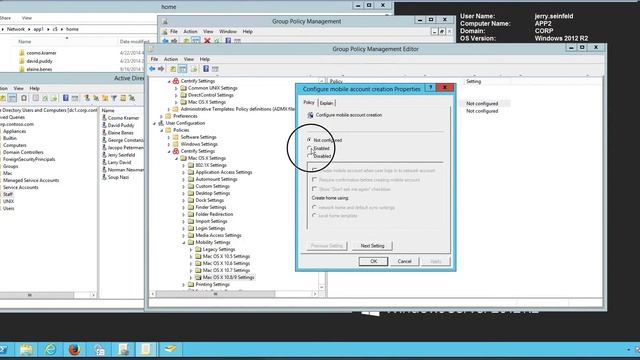 Centrify & Mac OS X - Using AD GPOs to Manage Portable Home Drives (Extras) смотреть онлайн