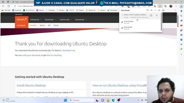 ISO do Ubuntu 22.04.3 LTS - Oficial смотреть онлайн