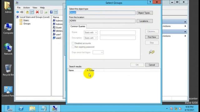 Windows Administrator-Lab_1/2_04_Creating Local Users смотреть онлайн