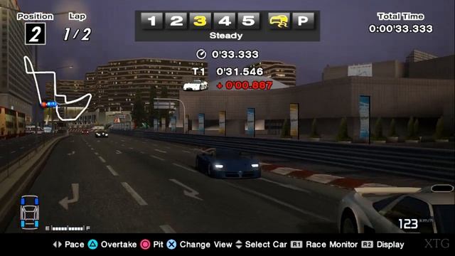 [#1050] Gran Turismo 4 - Nissan R390 GT1 Road Car '98 Hybrid (B-spec) PS2 Gameplay HD смотреть онлайн