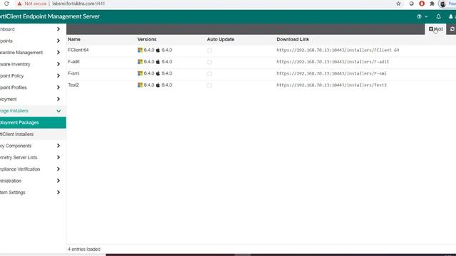 Deployment Installer Forticlient From Forticlient EMS смотреть онлайн
