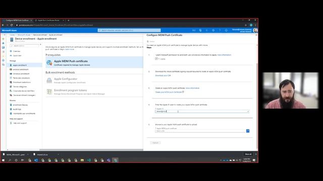 S01E09 Configuring Apple Push Notification Certificates in Microsoft Intune смотреть онлайн