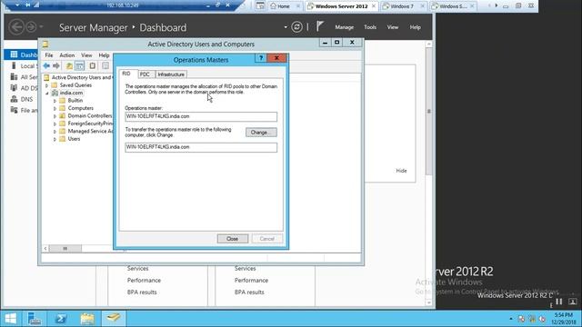 FSMO Role Identifications and Explainations on windows server 2012R2 смотреть онлайн