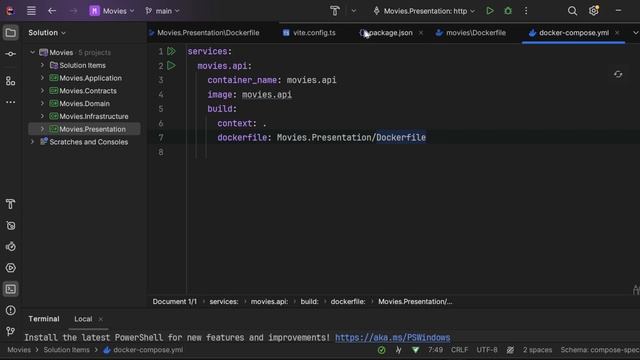Docker Compose with .NET 8, React, and MSSQL смотреть онлайн