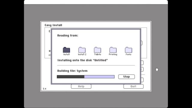 Installing System 7 On A Mac II смотреть онлайн