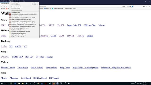 6 How To Use The Firefox Browser Windows 10 View History & Bookmarks Menus смотреть онлайн