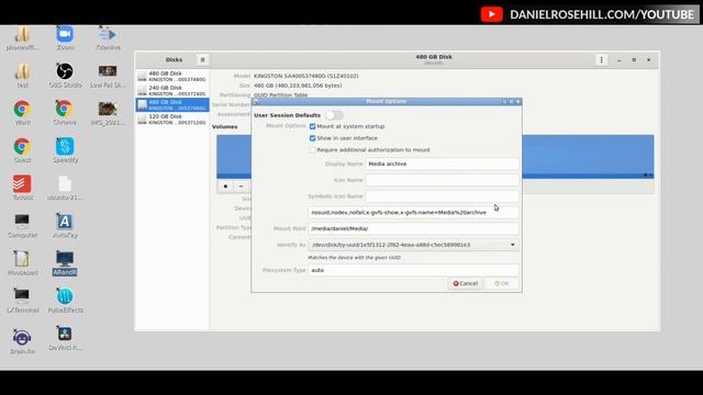 How To Automatically Mount A Volume In Ubuntu (GUI Method) | Linux How-To смотреть онлайн