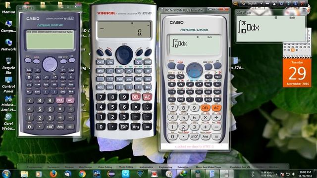 Casio fx-570 ES Emulator,VINRCAL VN--570MS,Casio fx-82ES Scientific calculator смотреть онлайн