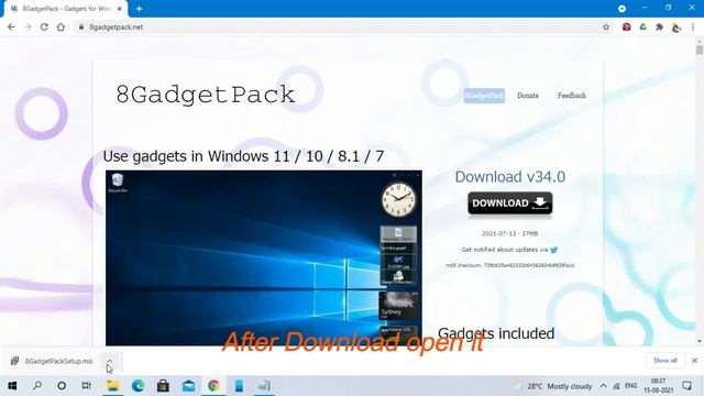 How to Install Windows 7 gadgets in Windows 10 смотреть онлайн