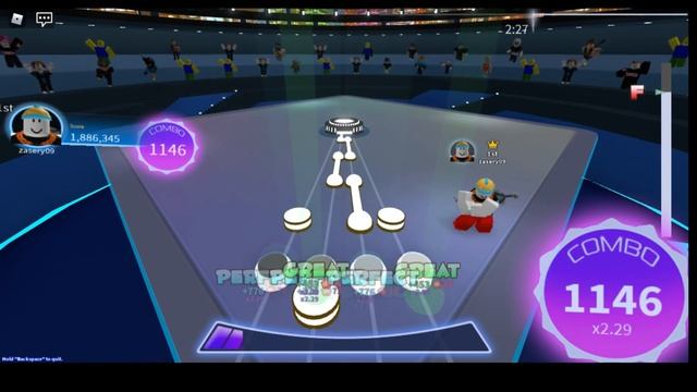 Bad Apple (VIP) (Normal) FC (A+) [Difficulty 19] | RoBeats смотреть онлайн
