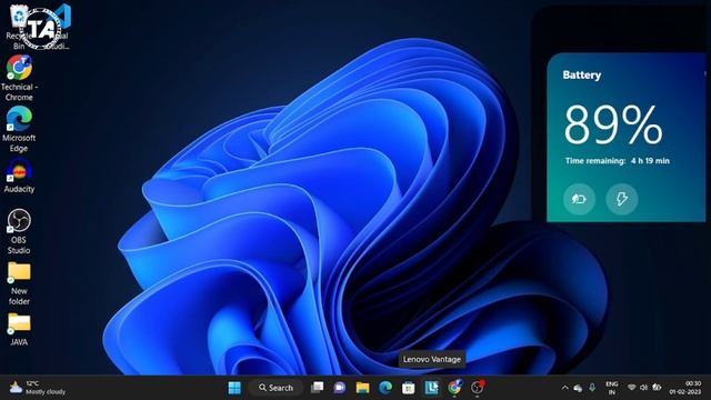 How To Remove Battery Widget On Lenovo Laptop In Hindi @TechnicalArrows смотреть онлайн