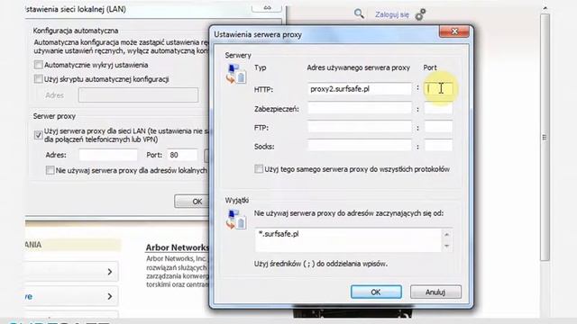 Platforma Surfsafe - konfiguracja przeglądarki Internet Explorer смотреть онлайн