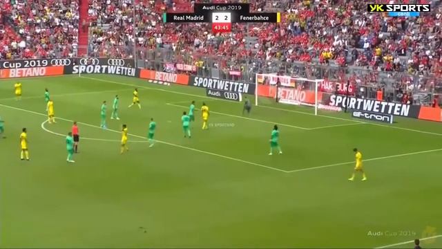 REAL MADRİD 5 - 3 FENERBAHÇE MAÇ ÖZETİ AUDI CUP смотреть онлайн