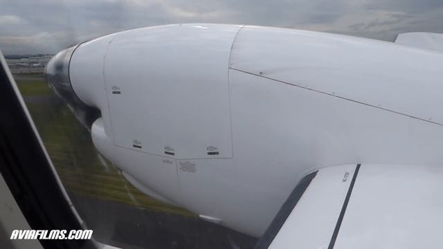 Saab 2000 Landing Glasgow Airport