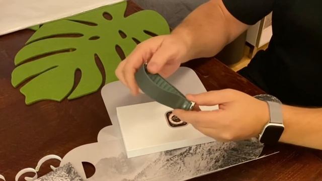 Unpacking Apple Watch Ultra Alpine Green - Unboxing смотреть онлайн