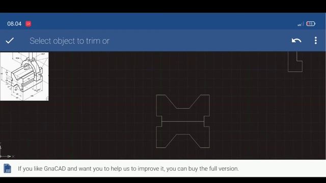TUTORIAL GNACAD 3D MOBILE DRAW FOR ANDROID смотреть онлайн