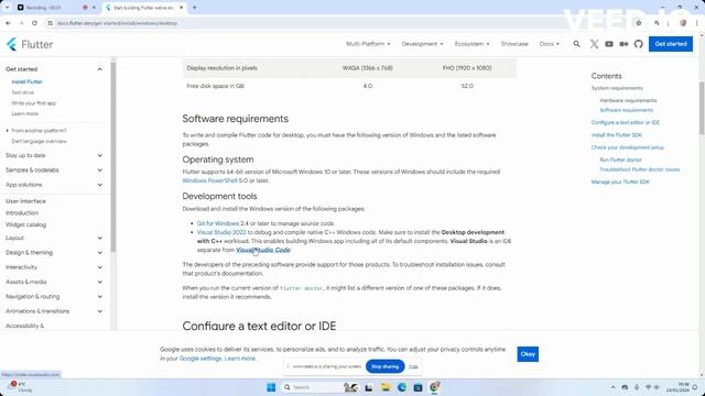 install flutter SDK on windows 11 #flutterdeveloper #coding смотреть онлайн