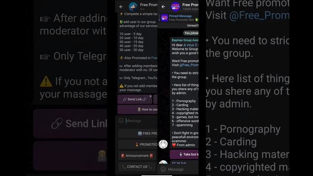 How to use free promoter bot letest version 1.3.0 смотреть онлайн