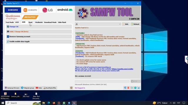 Update Version Samfw Tool V4.7.1
