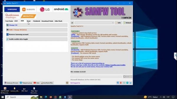 update version samfw tool v4.7.1