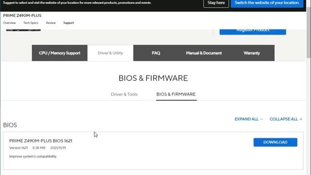 How to Download driver PRIME Z490M-PLUS Motherboard windows 11 or 10 смотреть онлайн