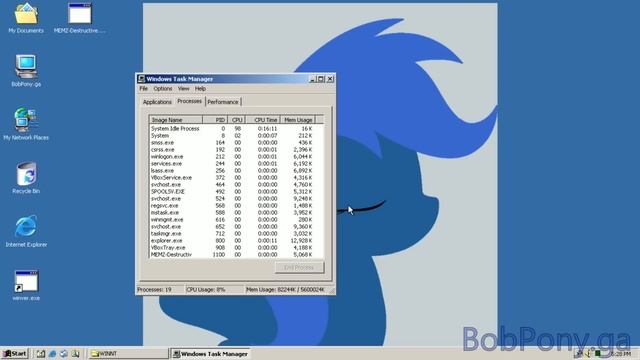 MEMZ on Windows 2000 смотреть онлайн