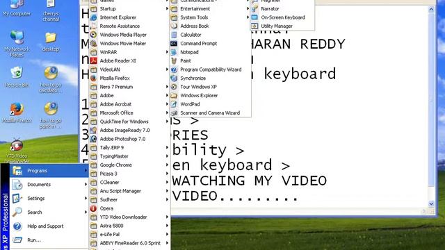 how to go on screen keyboard in windows xp смотреть онлайн